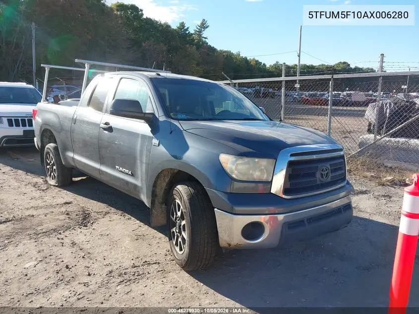 TOYOTA TUNDRA 2010, VIN 5TFUM5F10AX006280