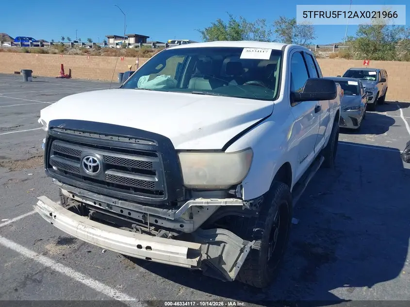 2010 TOYOTA TUNDRA VIN 5TFRU5F12AX021966 — фото 2