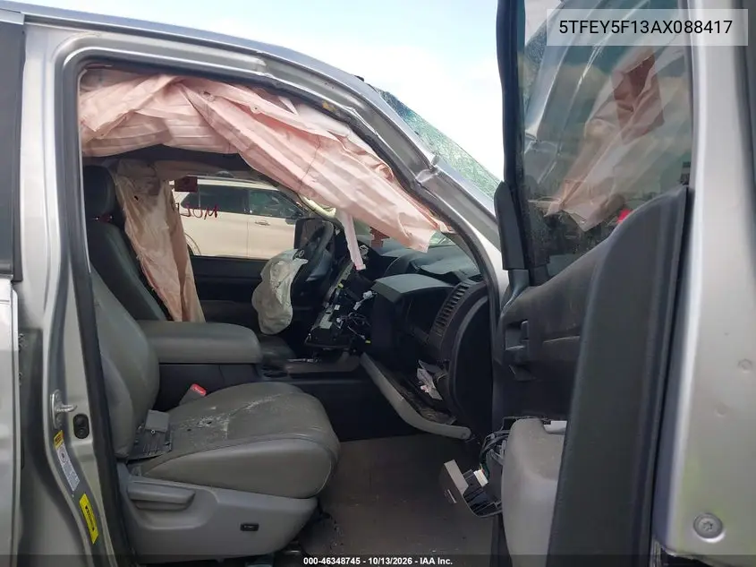 2010 TOYOTA TUNDRA VIN 5TFEY5F13AX088417 — фото 5