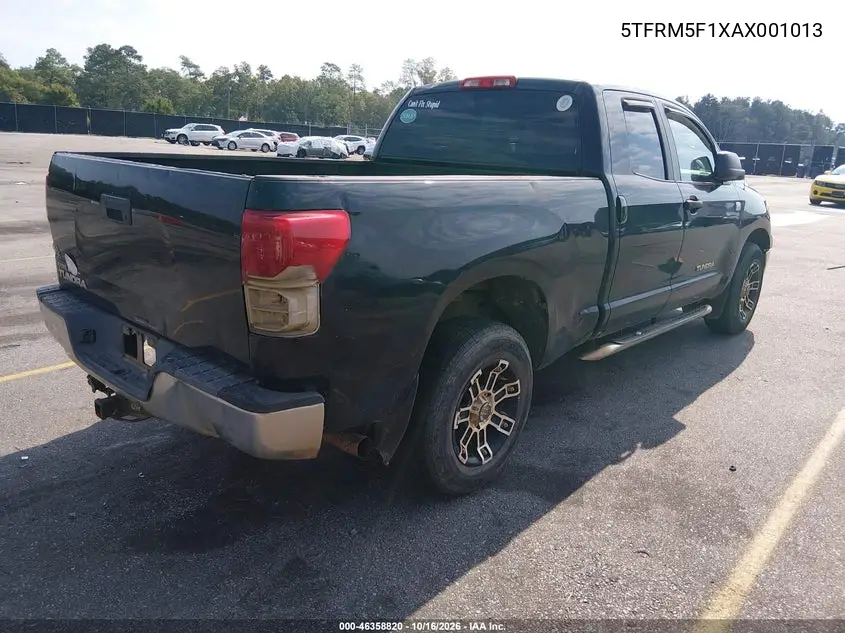 2010 TOYOTA TUNDRA VIN 5TFRM5F1XAX001013 — фото 4