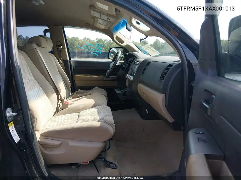 2010 TOYOTA TUNDRA VIN 5TFRM5F1XAX001013 — фото 5