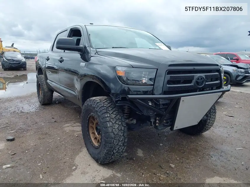 TOYOTA TUNDRA 2011, VIN 5TFDY5F11BX207806