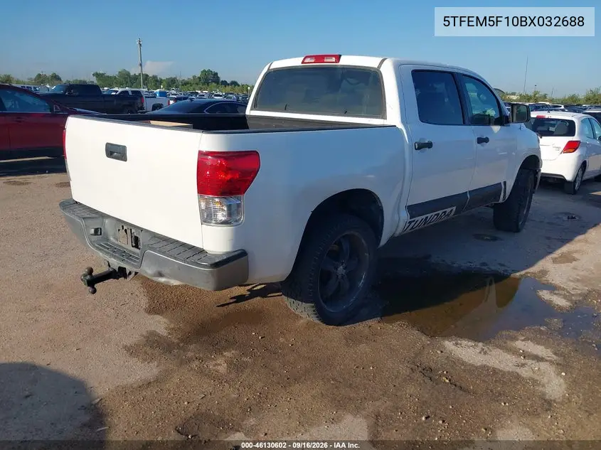 2011 TOYOTA TUNDRA VIN 5TFEM5F10BX032688 — фото 4