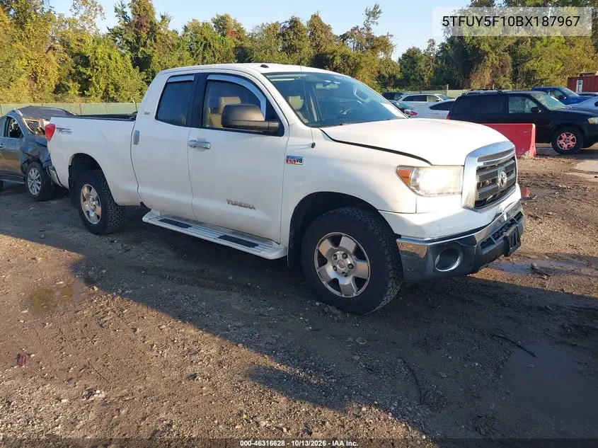 TOYOTA TUNDRA 2011, VIN 5TFUY5F10BX187967