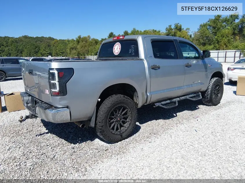 2012 TOYOTA TUNDRA VIN 5TFEY5F18CX126629 — фото 4