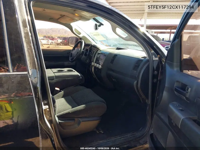 2012 TOYOTA TUNDRA VIN 5TFEY5F12CX117294 — фото 5