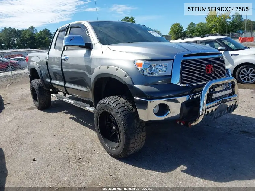TOYOTA TUNDRA 2013, VIN 5TFUM5F19DX042585