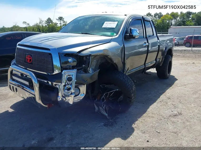 2013 TOYOTA TUNDRA VIN 5TFUM5F19DX042585 — фото 2