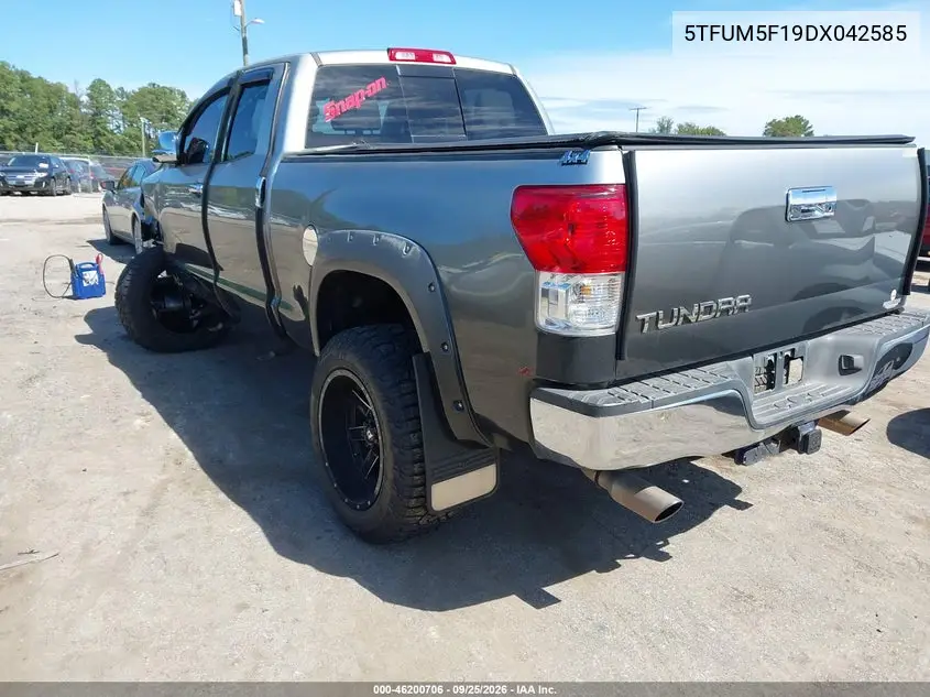 2013 TOYOTA TUNDRA VIN 5TFUM5F19DX042585 — фото 3