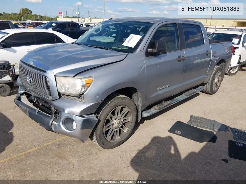 2013 TOYOTA TUNDRA VIN 5TFEM5F11DX051883 — фото 2