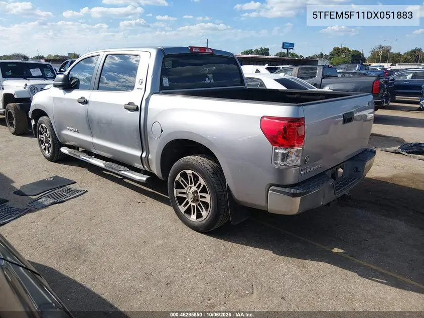 2013 TOYOTA TUNDRA VIN 5TFEM5F11DX051883 — фото 3