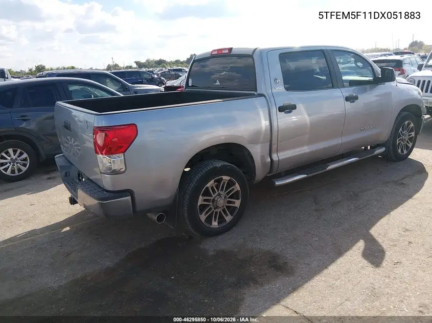 2013 TOYOTA TUNDRA VIN 5TFEM5F11DX051883 — фото 4