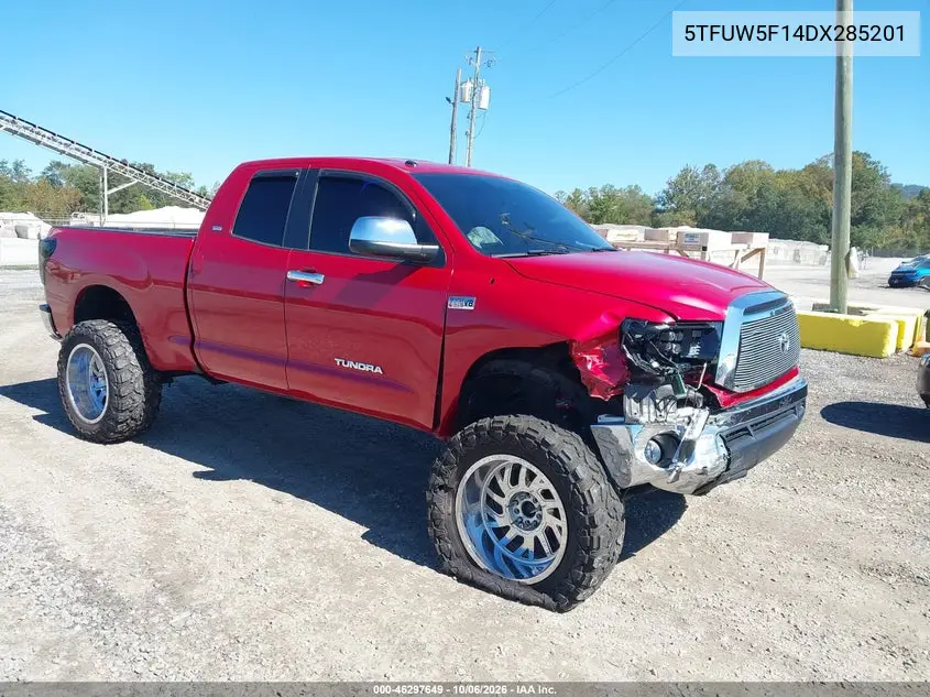 TOYOTA TUNDRA 2013, VIN 5TFUW5F14DX285201