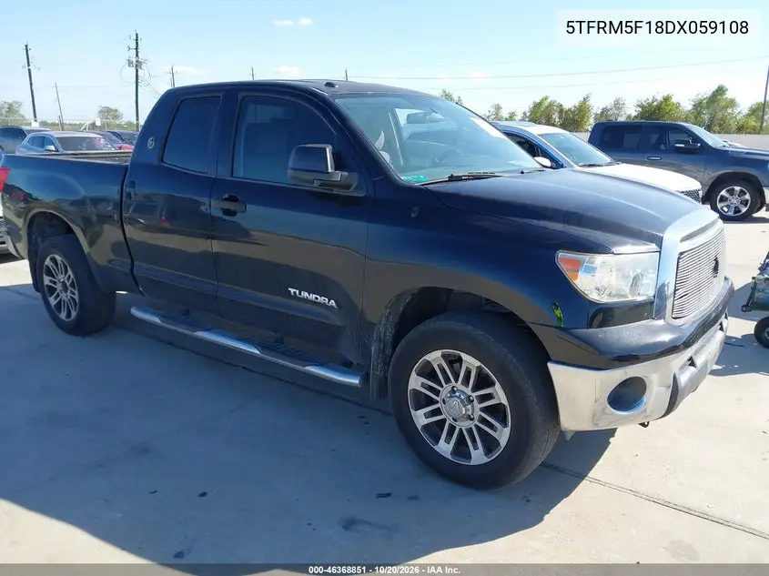 TOYOTA TUNDRA 2013, VIN 5TFRM5F18DX059108