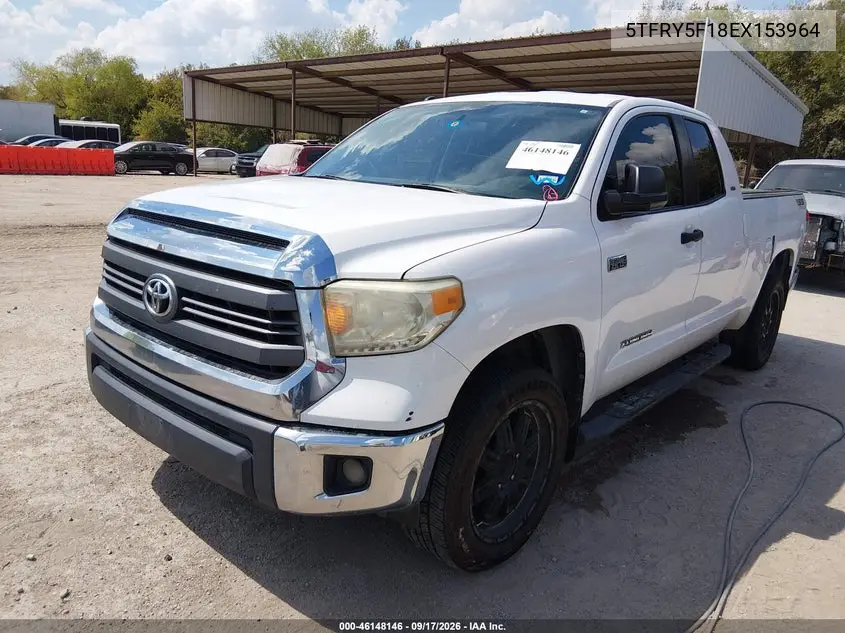 2014 TOYOTA TUNDRA VIN 5TFRY5F18EX153964 — фото 2