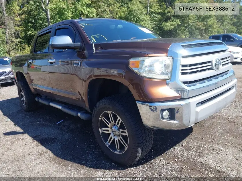 TOYOTA TUNDRA 2014, VIN 5TFAY5F15EX388612