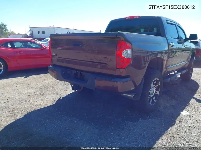 2014 TOYOTA TUNDRA VIN 5TFAY5F15EX388612 — фото 4