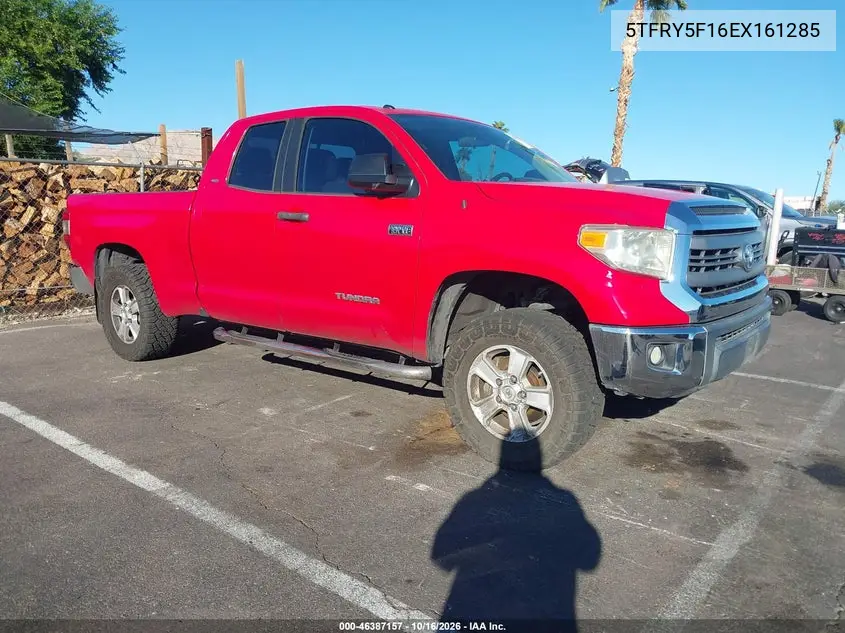 TOYOTA TUNDRA 2014, VIN 5TFRY5F16EX161285