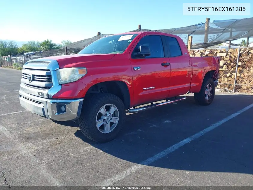 2014 TOYOTA TUNDRA VIN 5TFRY5F16EX161285 — фото 2