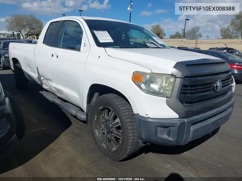 TOYOTA TUNDRA 2014, VIN 5TFTY5F10EX008388