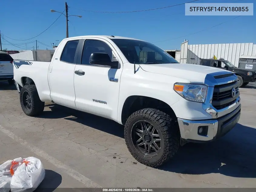 TOYOTA TUNDRA 2015, VIN 5TFRY5F14FX180855