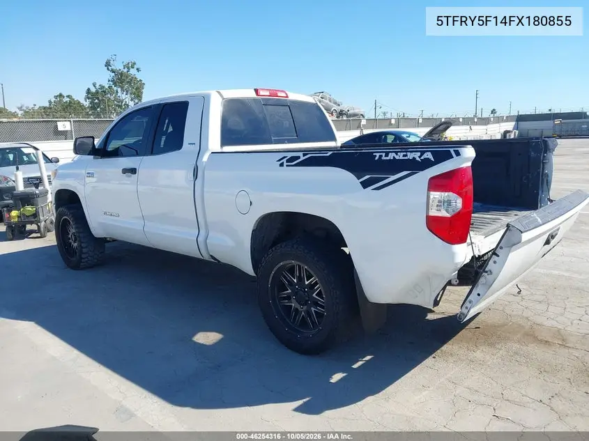 2015 TOYOTA TUNDRA VIN 5TFRY5F14FX180855 — фото 3
