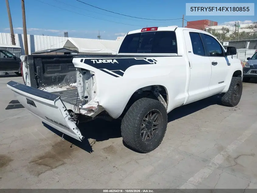 2015 TOYOTA TUNDRA VIN 5TFRY5F14FX180855 — фото 4