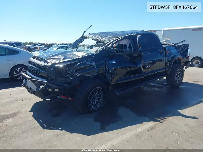 2015 TOYOTA TUNDRA VIN 5TFDW5F18FX467664 — фото 2