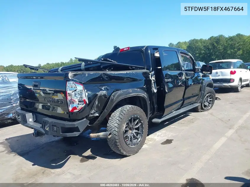 2015 TOYOTA TUNDRA VIN 5TFDW5F18FX467664 — фото 4