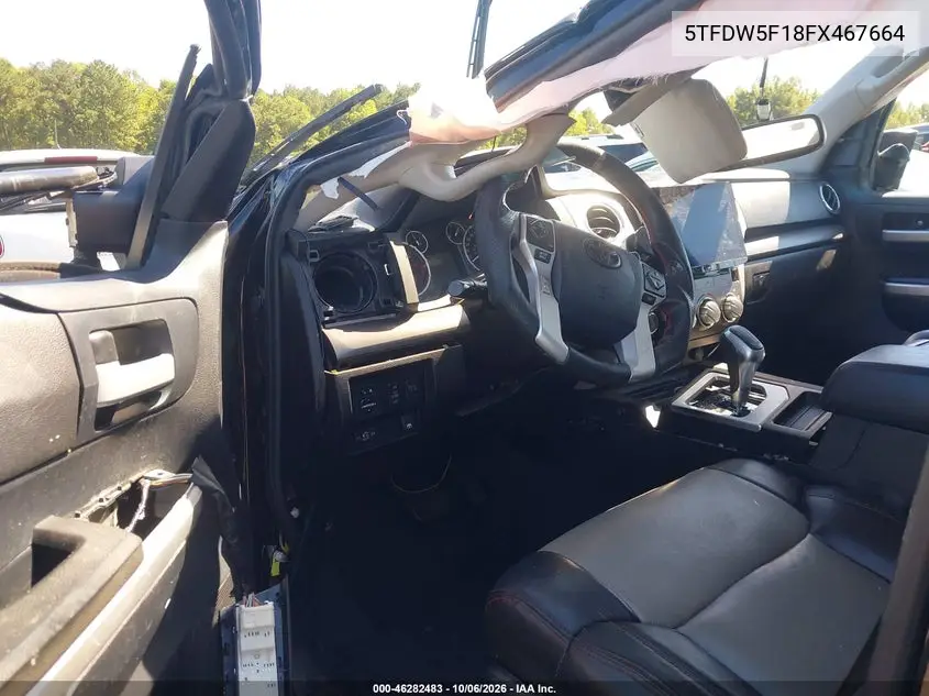 2015 TOYOTA TUNDRA VIN 5TFDW5F18FX467664 — фото 5