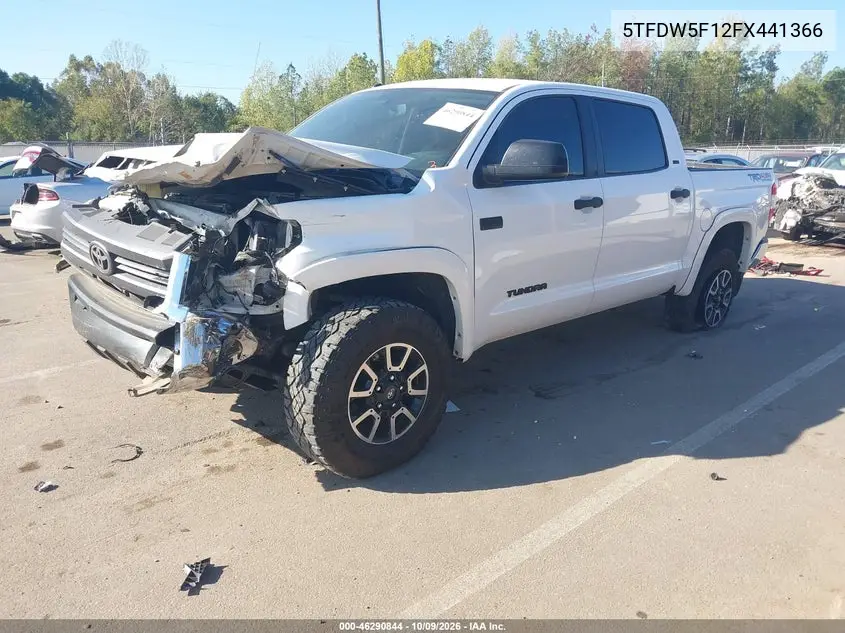2015 TOYOTA TUNDRA VIN 5TFDW5F12FX441366 — фото 2