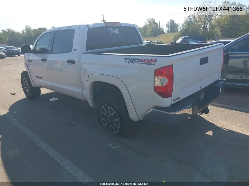 2015 TOYOTA TUNDRA VIN 5TFDW5F12FX441366 — фото 3