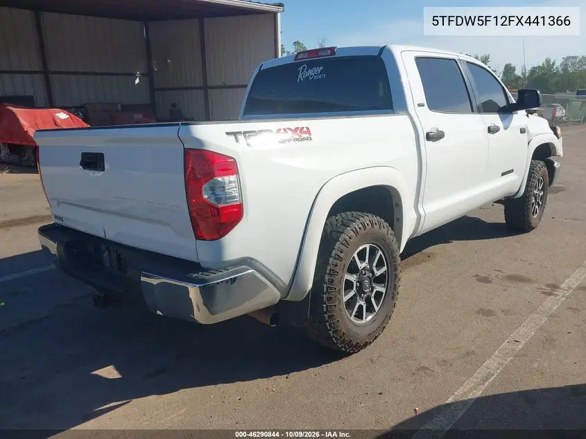2015 TOYOTA TUNDRA VIN 5TFDW5F12FX441366 — фото 4