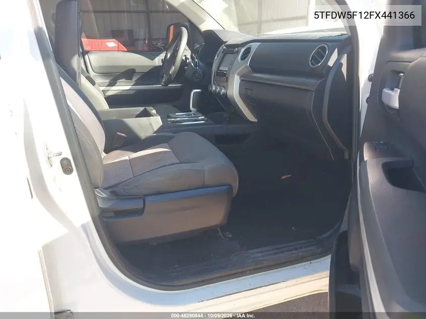 2015 TOYOTA TUNDRA VIN 5TFDW5F12FX441366 — фото 5