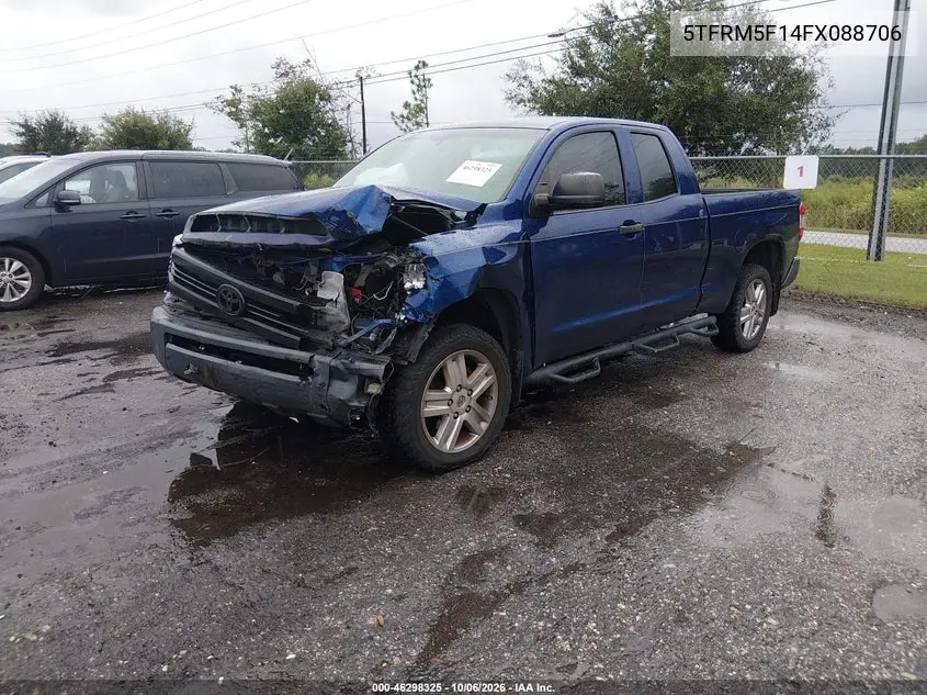 2015 TOYOTA TUNDRA VIN 5TFRM5F14FX088706 — фото 2