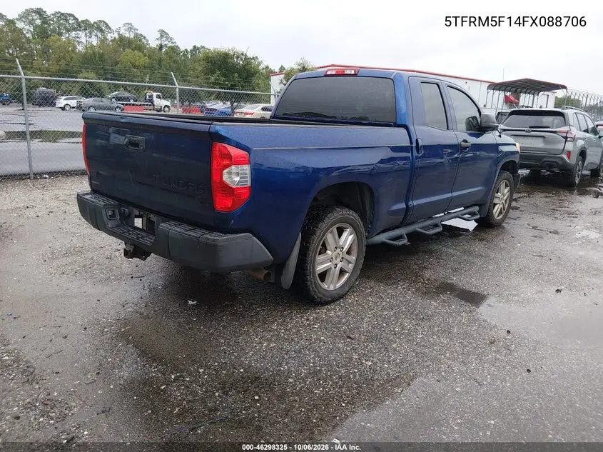 2015 TOYOTA TUNDRA VIN 5TFRM5F14FX088706 — фото 4