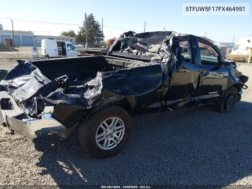 2015 TOYOTA TUNDRA VIN 5TFUW5F17FX464951 — фото 14