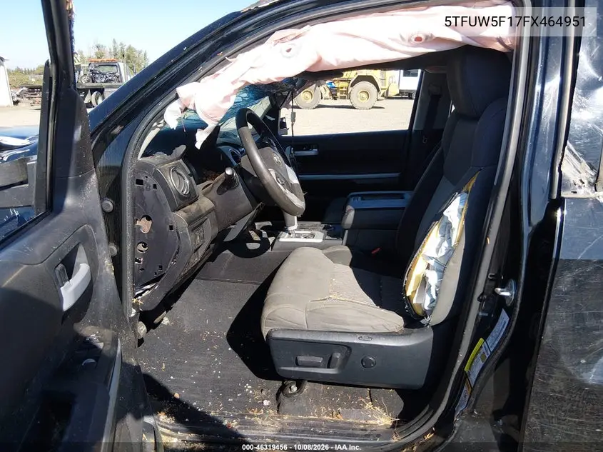 2015 TOYOTA TUNDRA VIN 5TFUW5F17FX464951 — фото 5