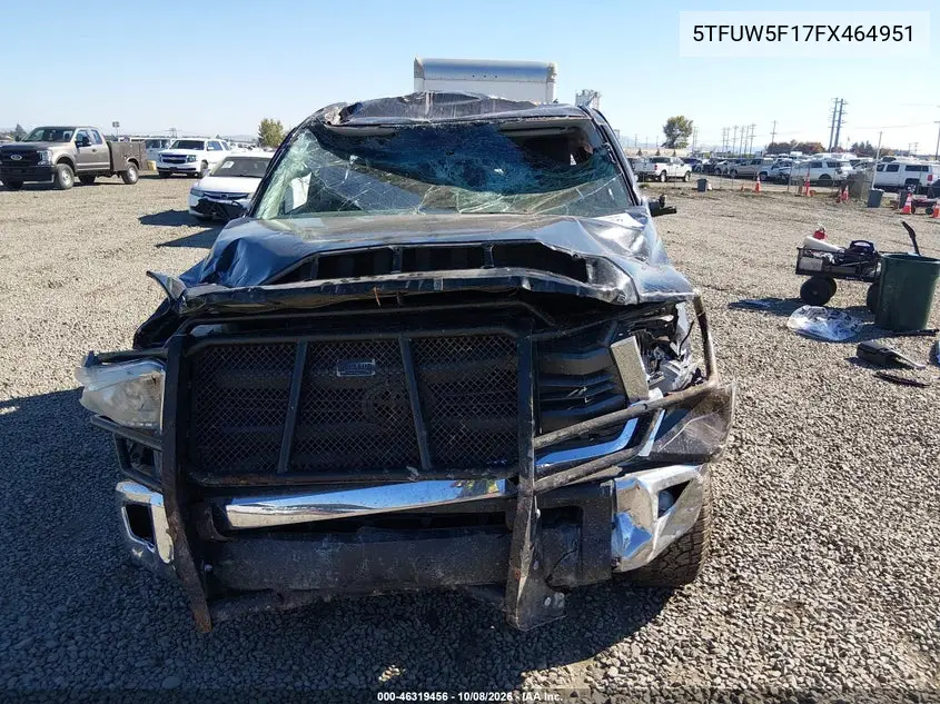 2015 TOYOTA TUNDRA VIN 5TFUW5F17FX464951 — фото 6