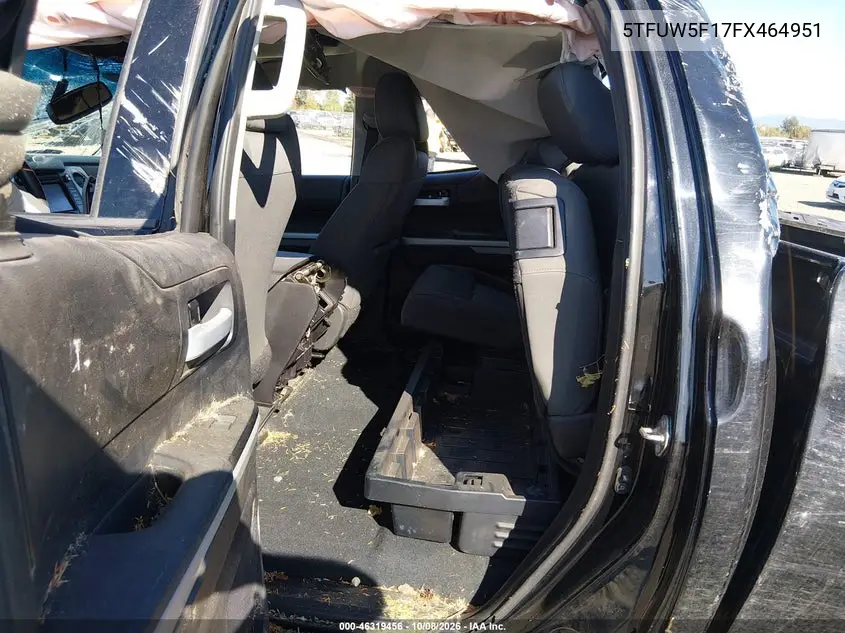 2015 TOYOTA TUNDRA VIN 5TFUW5F17FX464951 — фото 8