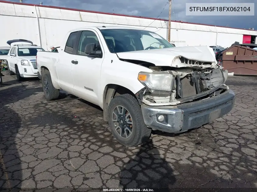 TOYOTA TUNDRA 2015, VIN 5TFUM5F18FX062104