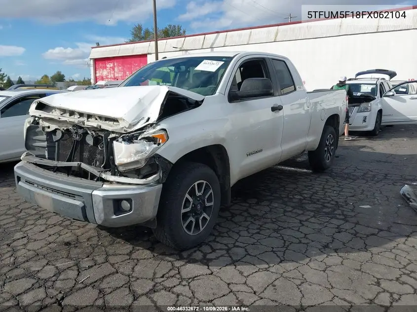 2015 TOYOTA TUNDRA VIN 5TFUM5F18FX062104 — фото 2
