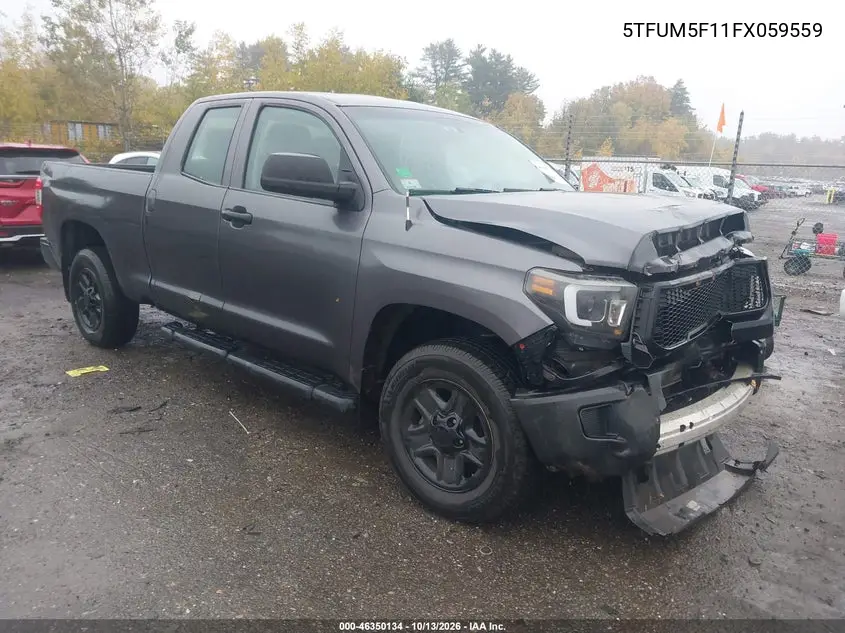 TOYOTA TUNDRA 2015, VIN 5TFUM5F11FX059559