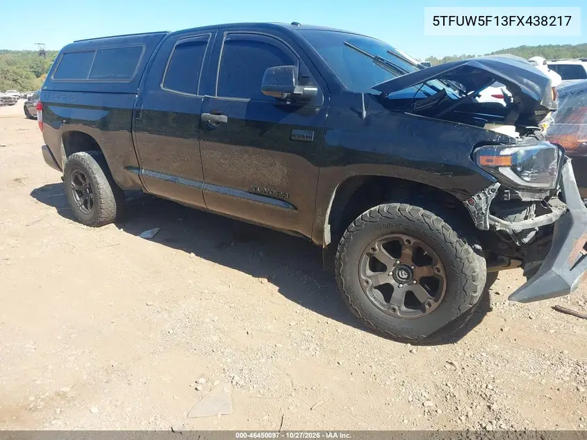 TOYOTA TUNDRA 2015, VIN 5TFUW5F13FX438217