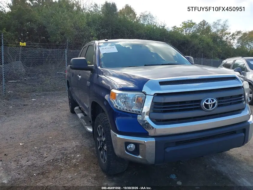 TOYOTA TUNDRA 2015, VIN 5TFUY5F10FX450951