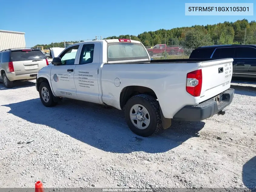 2016 TOYOTA TUNDRA VIN 5TFRM5F18GX105301 — фото 3