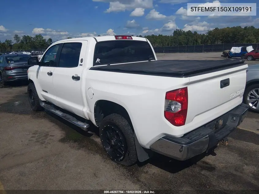 2016 TOYOTA TUNDRA VIN 5TFEM5F15GX109191 — фото 3