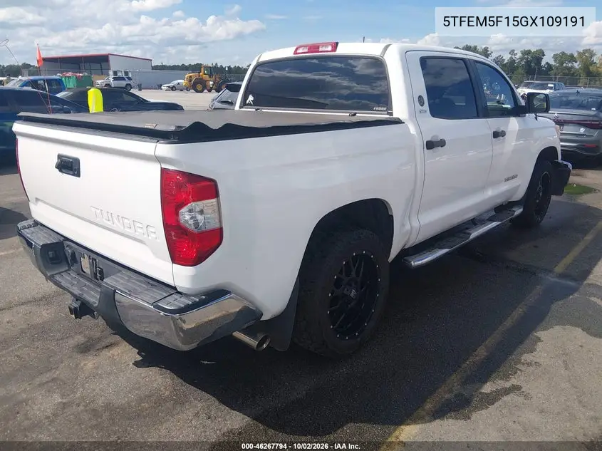 2016 TOYOTA TUNDRA VIN 5TFEM5F15GX109191 — фото 4