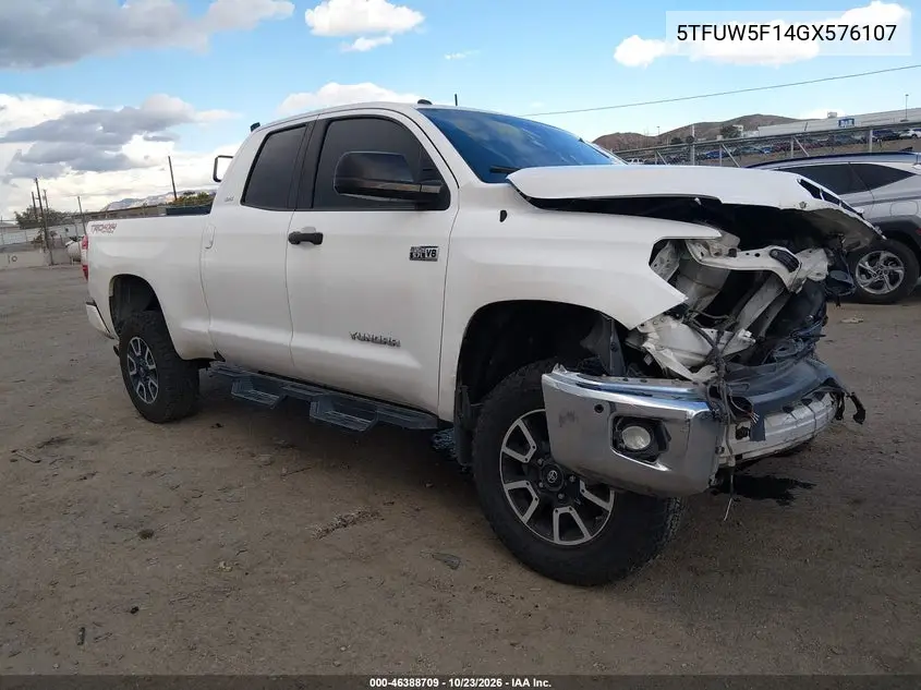 TOYOTA TUNDRA 2016, VIN 5TFUW5F14GX576107