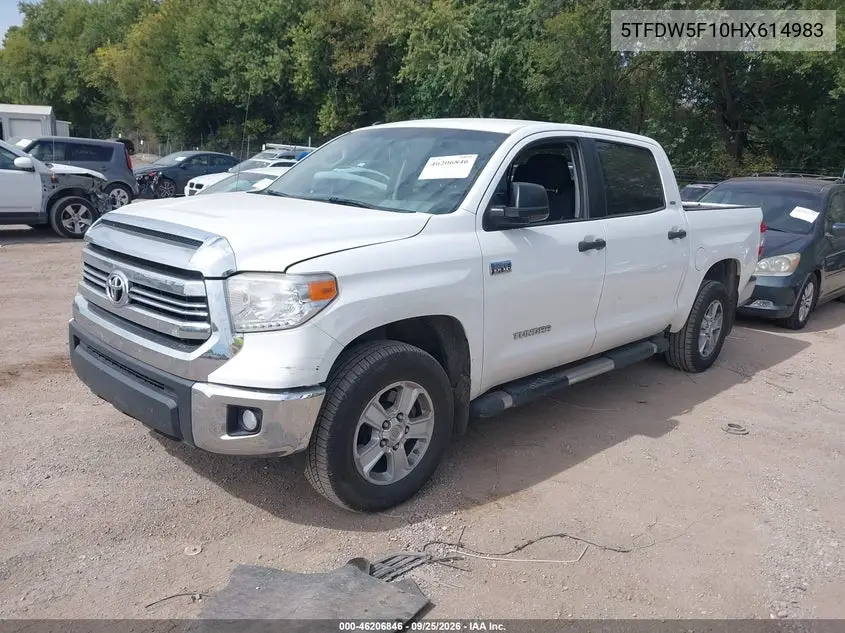2017 TOYOTA TUNDRA VIN 5TFDW5F10HX614983 — фото 2